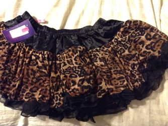 Leopard sexy skirt