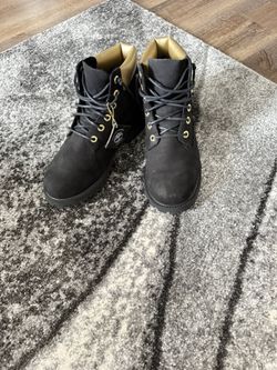 Black Timberland 6 Inch Premium Boot