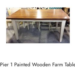 Pier 1 Rustic farmhouse style table