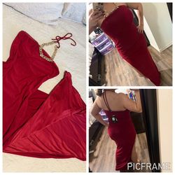 Fashion Nova New Red Dress 
