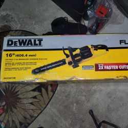 
DEWALT
FLEXVOLT 60V MAX 16in. Brushless Cordless Battery Powered Chainsaw (Tool Only)