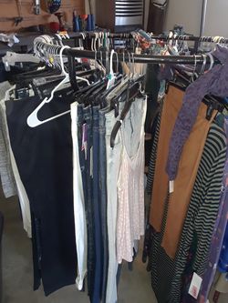 A lot of brand new clothes a dollar each they're from Target