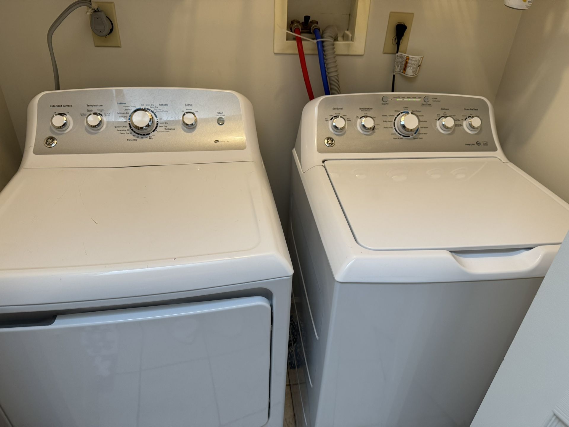 GE Washer & Dryer Set 