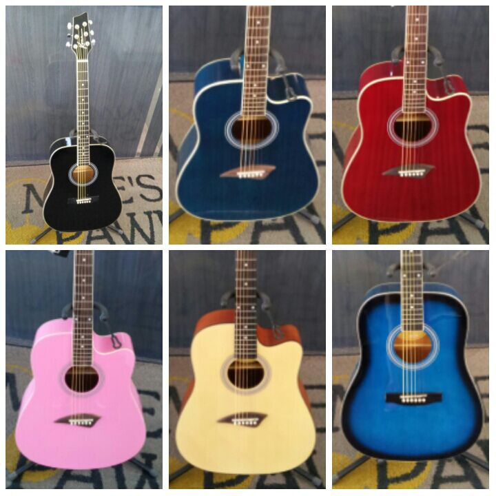 Kona Acoustic Dreadnought Guitars * Colors