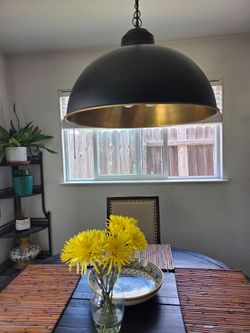 Beauregard Black Hanging Pendant Light - IBeauregard Black Hanging Pendant Light - Industrial/Modern Brass Interiorndustrial/Modern Brass Interior