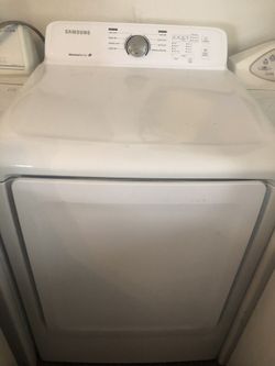 Samsung Moisture Sensor Electric Dryer! HE! Energy Efficient Beautiful Samsung Dryer - HUGE TUB 7 CF So Many Options: Sensor Dry: Very Dry, More