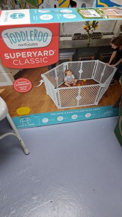 NEW Toddleroo Superyard Classic Baby Play Yard – Sealed in Box