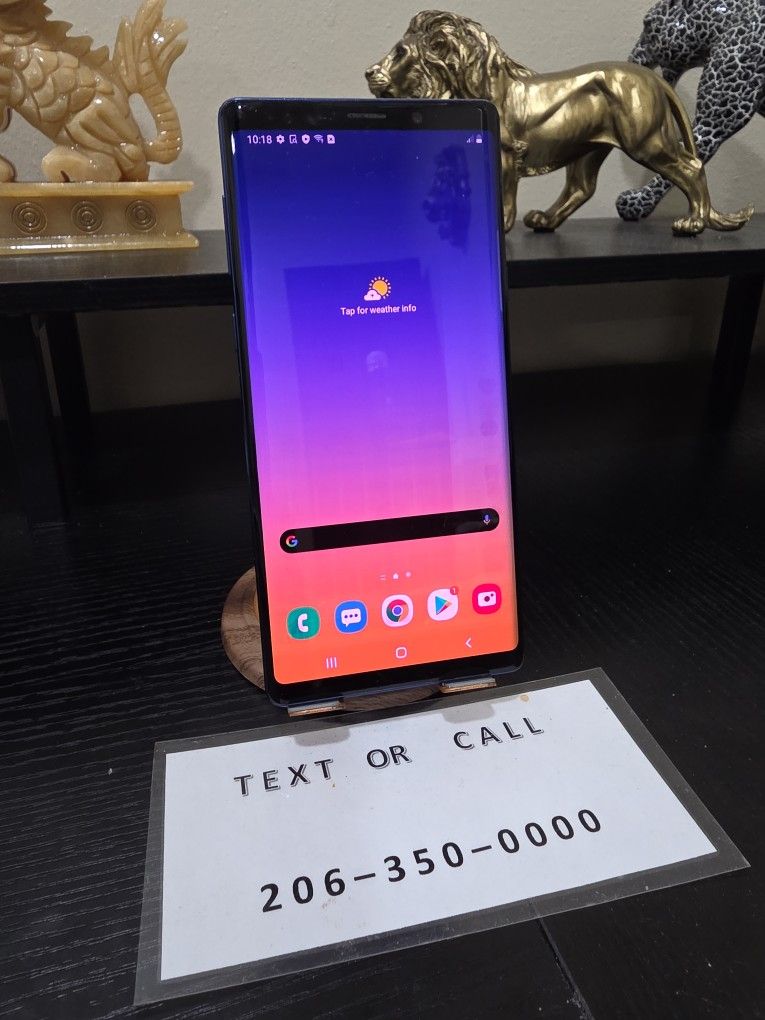 Unlocked Samsung Note 9