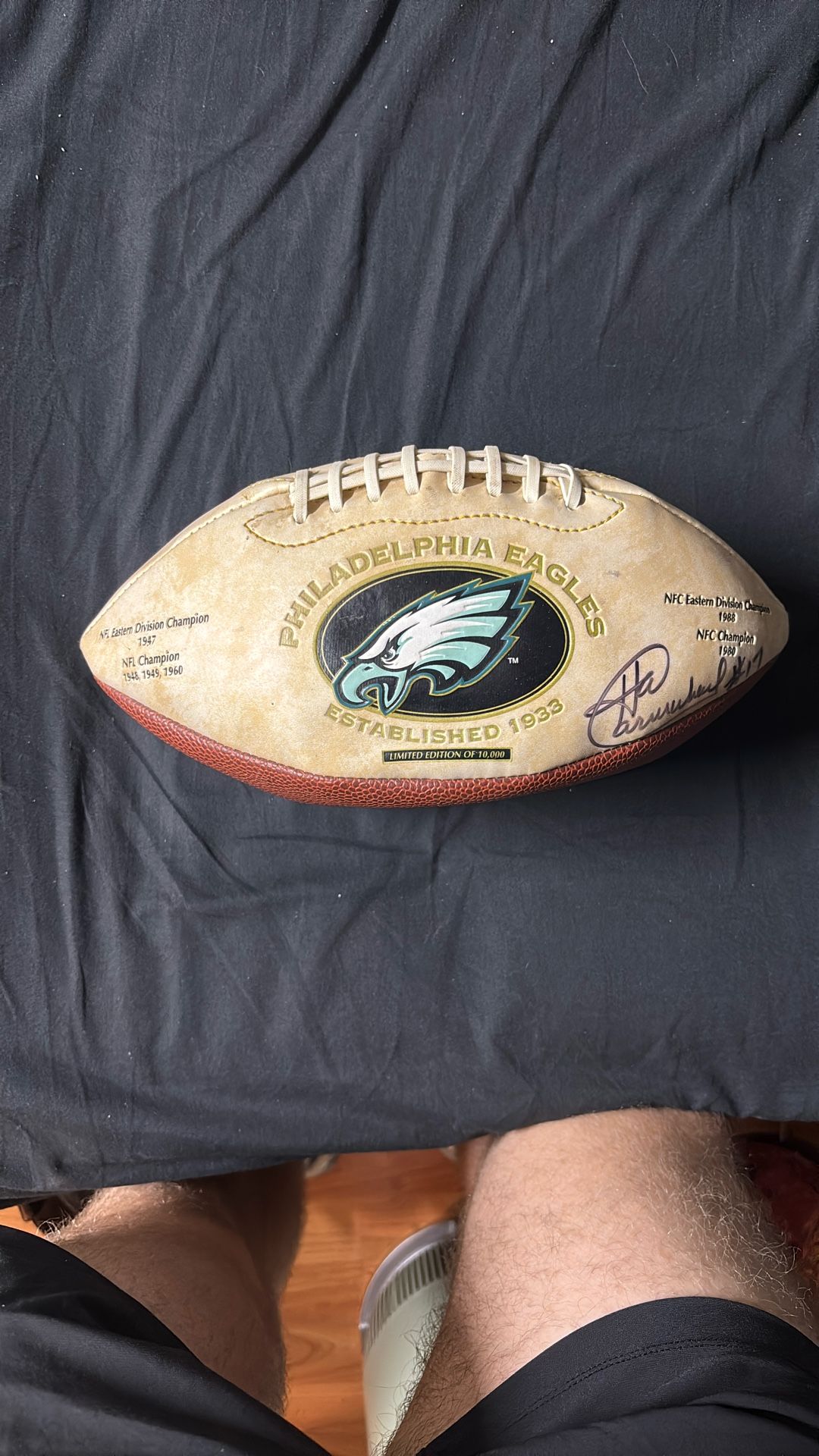 Tommy McDonald Signed Eagles Football