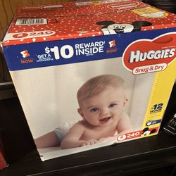 Huggies Snug And Dry Size 2 240 Count