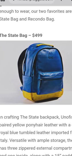 Unofish backpack