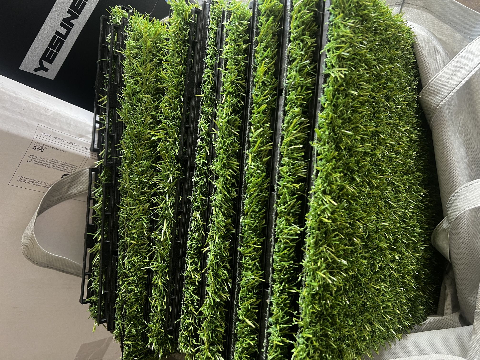 Ikea RUNNEN grass tiles