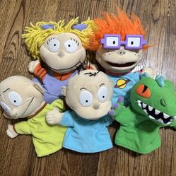 Vintage 1998 Rugrat Puppets 