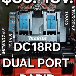 Makita Dual Port Rapid Charger 18v LXT 