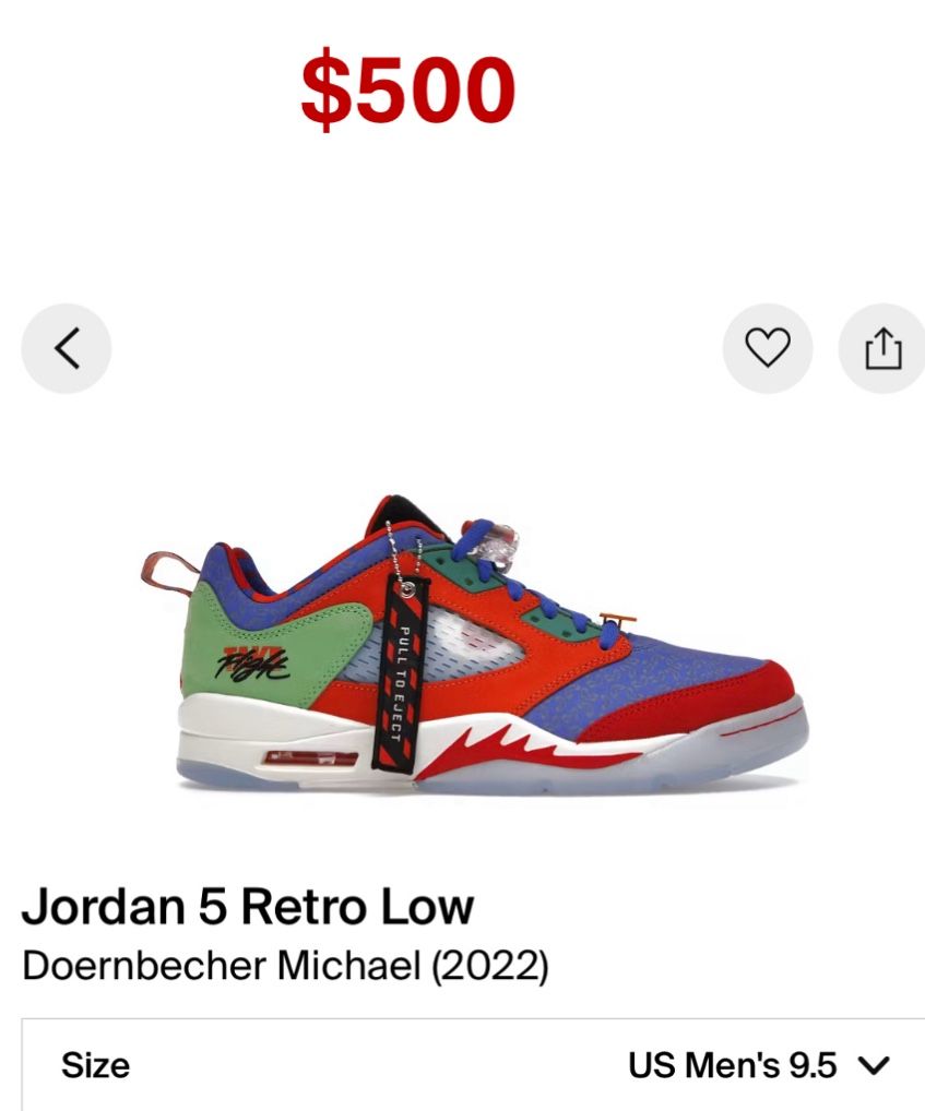Jordan 5 Retro Low Doernbecher (9.5)