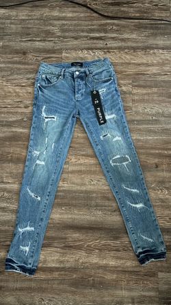 purple jeans