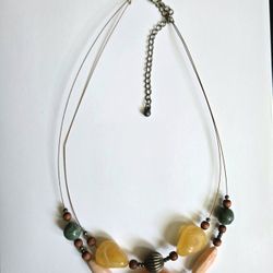 Boho Style Multi Strand Necklace