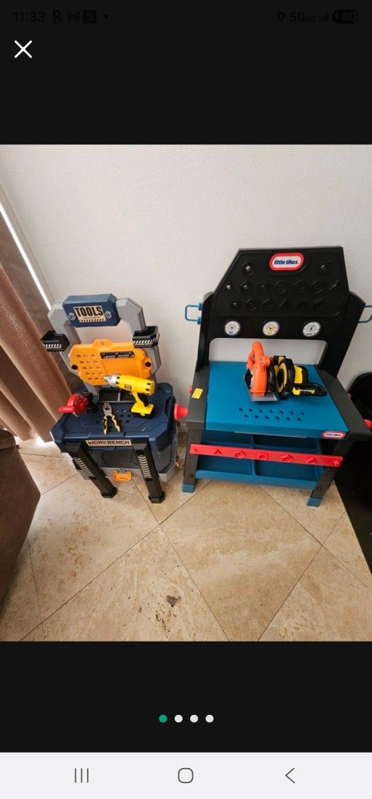 tool toy bench