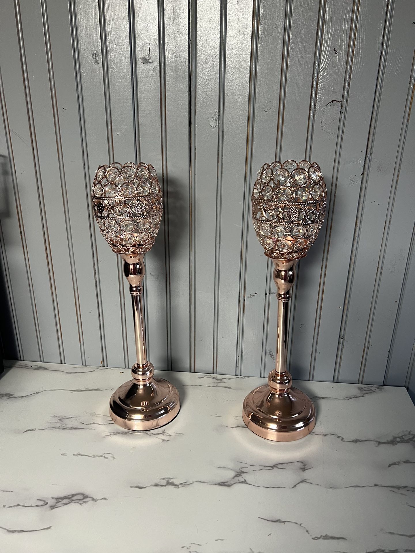 Rose Gold Table Decor