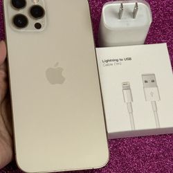 IPhone 12 Pro Max (512gb) Gold UNLOCKED, Excellent Condition 