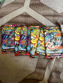 7 sealed chaos rising packs