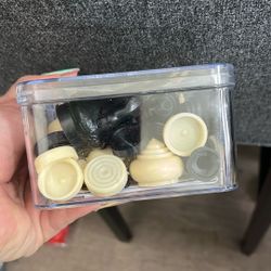 Chess Pieces With Chess Game Sheet 