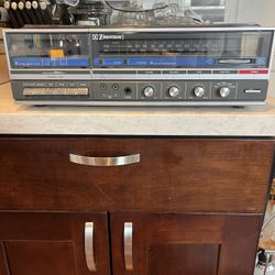 Vintage Emerson M2400 Record Player Cassette Player & Radio