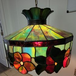 Vintage Hanging Tiffany Lamp