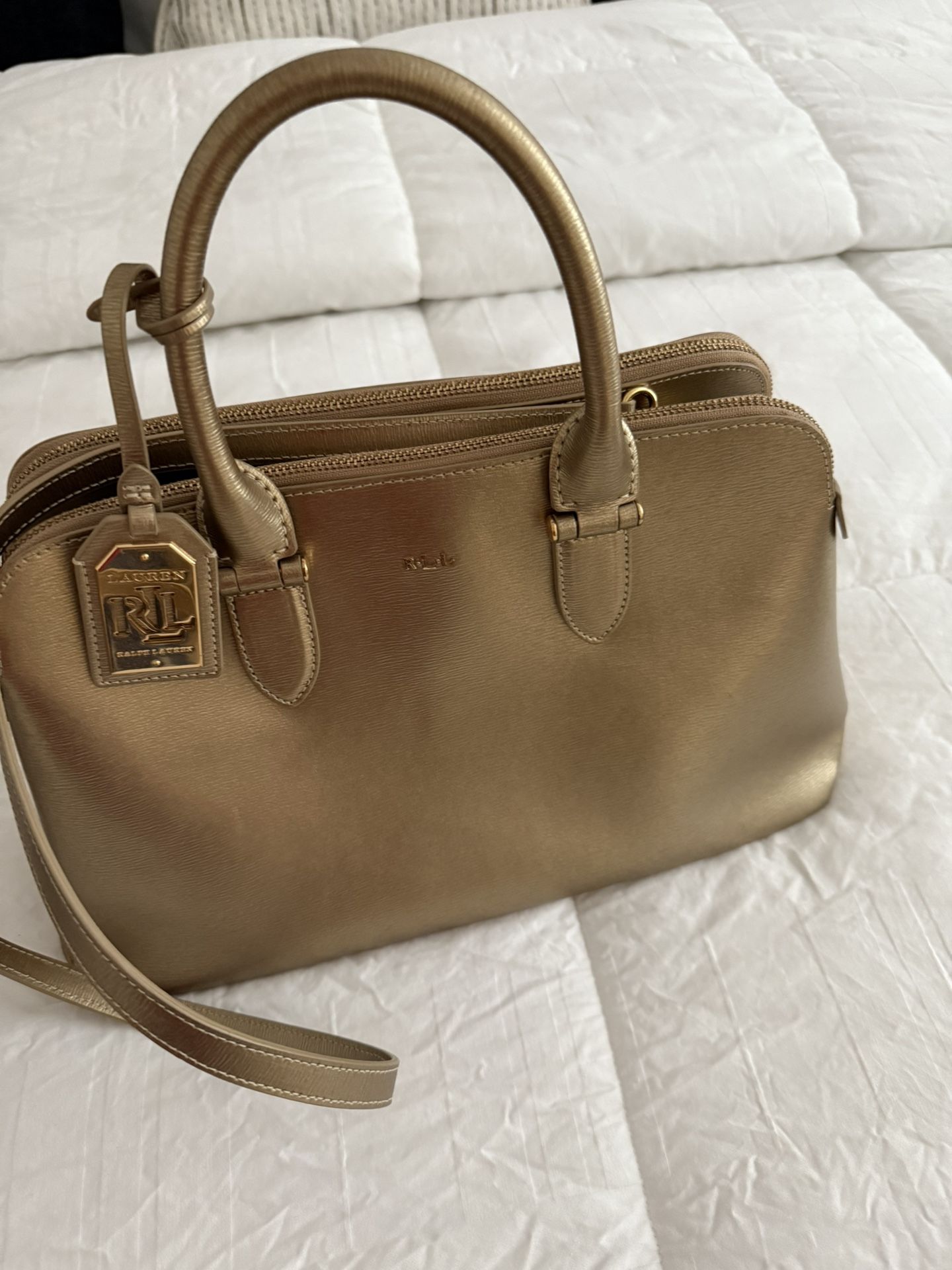 Ralph Lauren Satchel Leather Bag