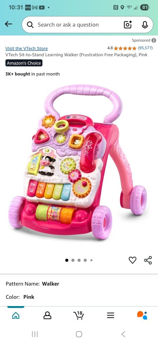 Baby Walker New With Box