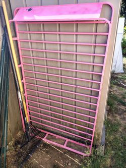 Pink car rack