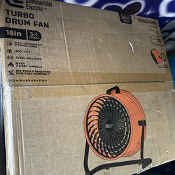 Turbo drum fan