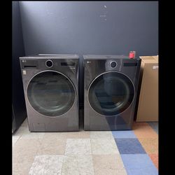LG Front Load Washer And Dryer- New Open Box 