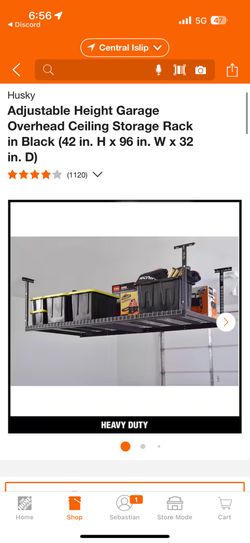 Husky Overhead Garage Storage 