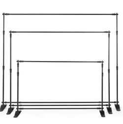 Trade Show Display Backdrop with 10'x8' (WxH) Stand Personalized Photography Background