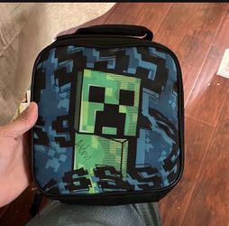 $5, Small Minecraft lunch bag