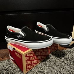 Vans Black Slip On 8.5