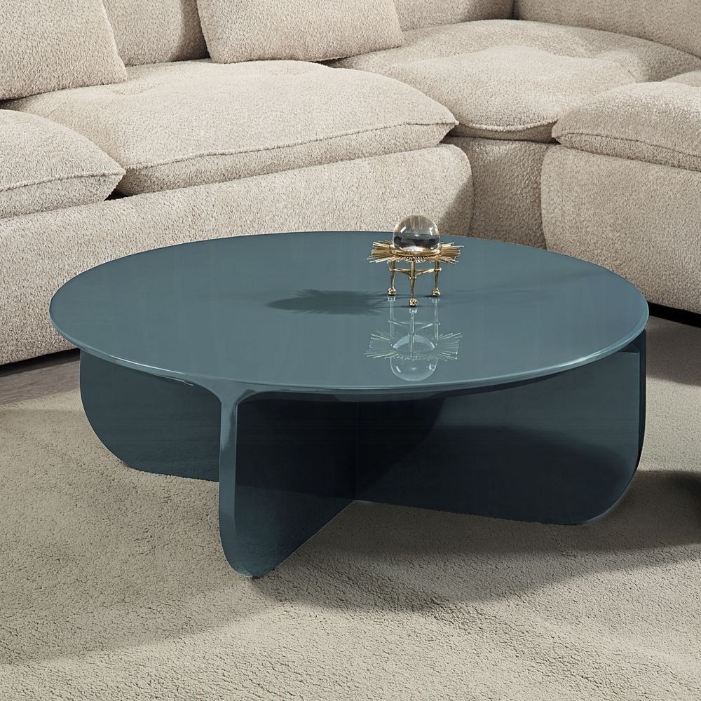 Coffee Table Teal High Gloss finish, Wood, others. New Especial price