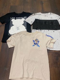 Lot of 3 boys shirts size 10/12 savage legend #18