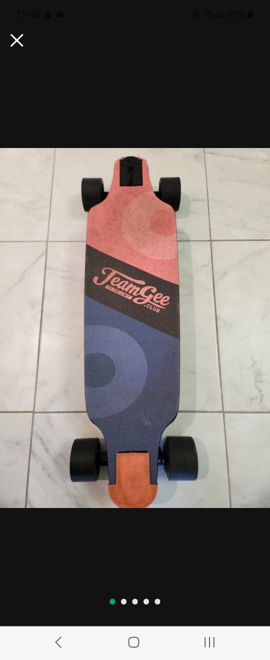 Teamgee H8 31" Electric Skateboard 10 Layers Maple Longboard with Wireless Remote Control