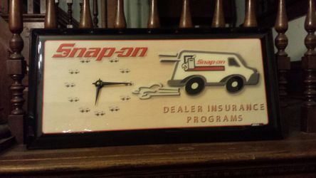 Rare Snap on vintage clock