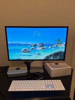 Mac Mini w (27in) Apple Desktop