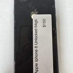 Apple iPhone 8 Unlocked For Any Carrier Tmobile Att Verizon Metro Pcs