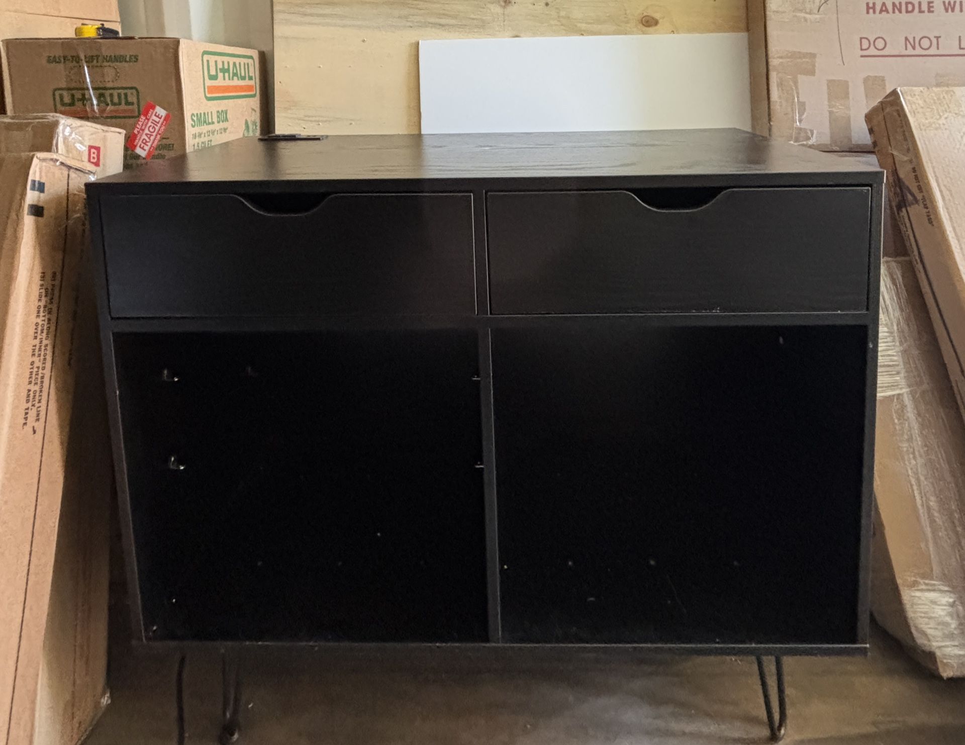 Black Media Cabinet