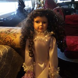 Quinceanera Umbrella Doll