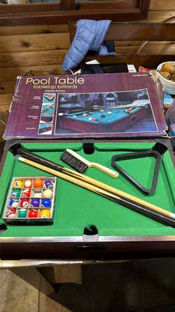 Tabletop Pool Table Billards