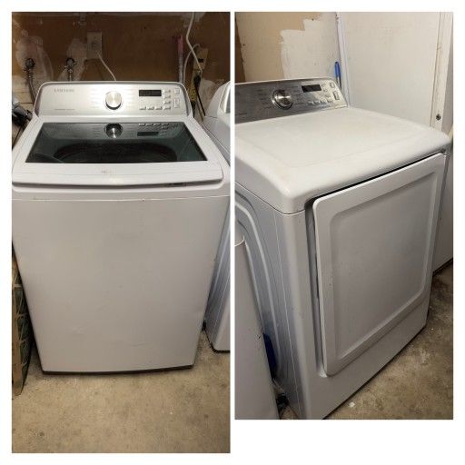 Samsung Washer And Dryer Set 