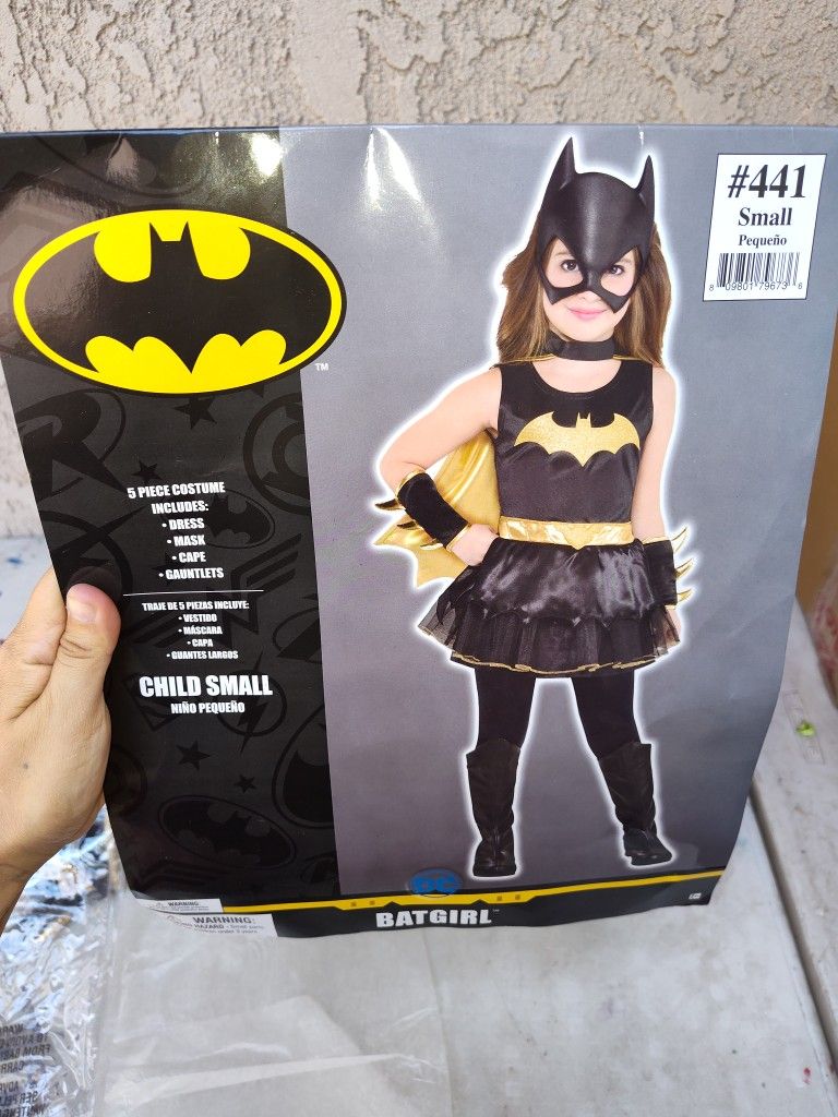 Batgirl Bat Girl Costume Halloween Size 4-6 Years Desfras De Batman Nina