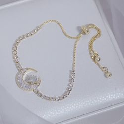Moon And Star Bracelet.