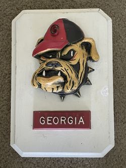 GEORGIA BULLDOGS PLAQUE